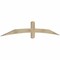 Ekena Millwork Bellingham Rough Sawn Timber Gable Bracket, Douglas Fir, 84"W x 14"H x 2"D x 4"F, 4/12 Pitch GBW084X14X0204BEL00RDF - alternate 4
